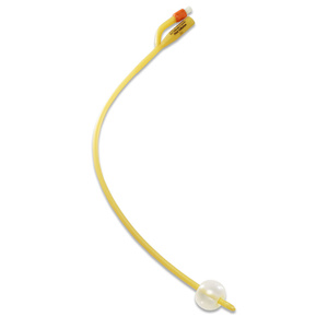 Covidien Kenguard Two-Way Silicone-Coated Latex Foley Catheter - 30cc Balloon Capacity